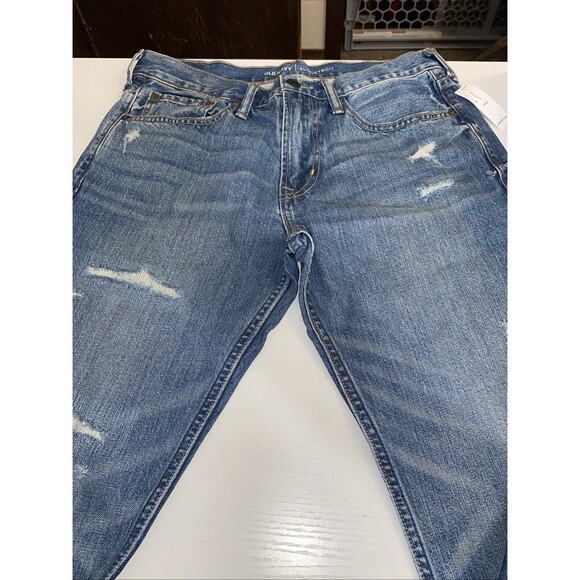 Old Navy Men's 360 Stretch 32x36 Slim Blue Jeans Medium Wash NWT - Picture 3 of 5